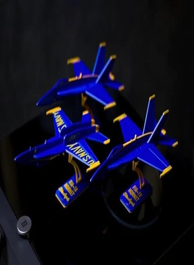 3D CRAFT Blue Angels F/A-18 Hornet Model Kit, DIY Assembly Aircraft Display Set,Multicolor - Image 4